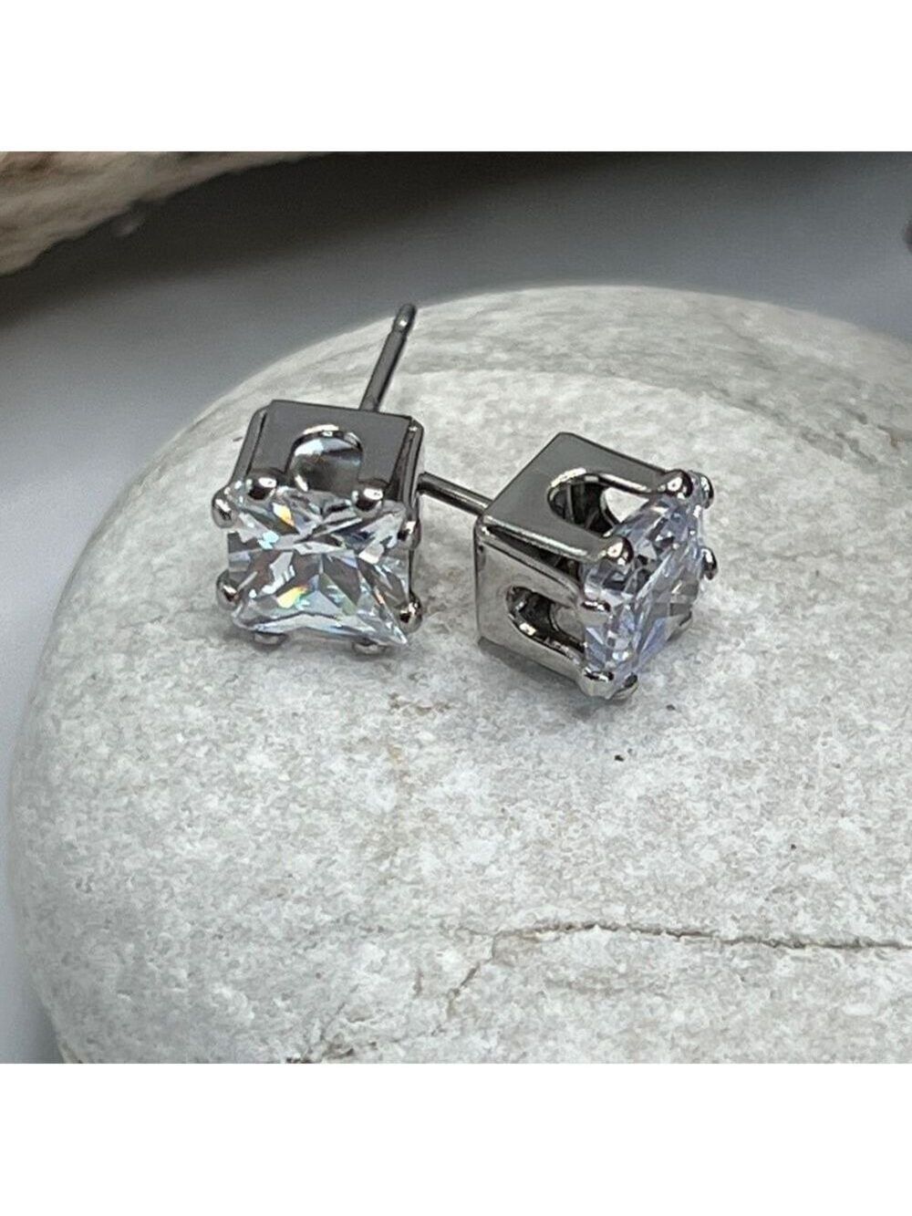 Swarovski Crystals Statement Post Earrings - Picture 8 of 14